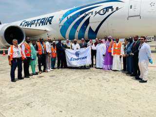 إشادة من غينيا لوزارة الطيران بالجهود الداعمة لشركة مصر للطيران بنقل حجاج كوناكري