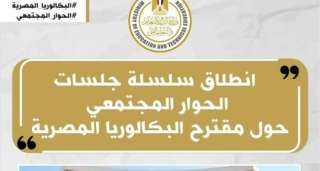 انطلاق فعاليات سلسلة جلسات الحوار المجتمعى حول مقترح نظام ”شهادة البكالوريا المصرية”